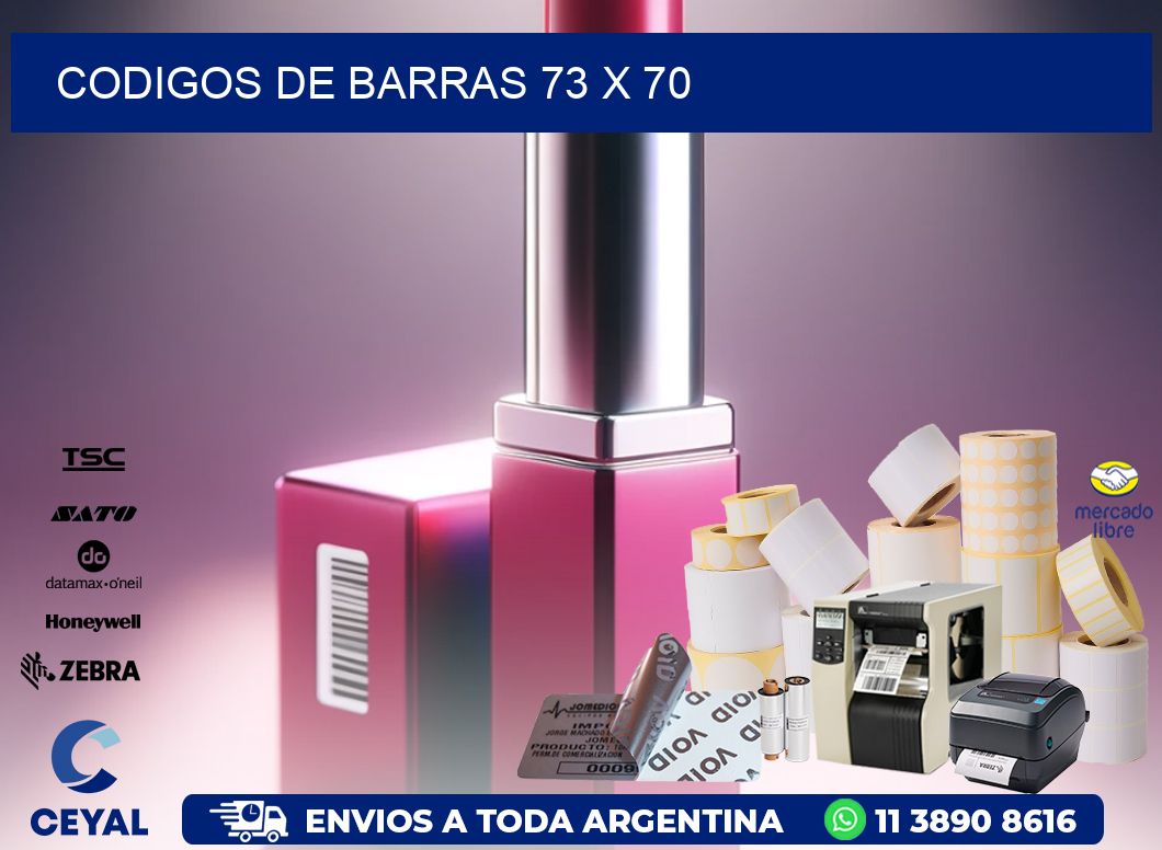 codigos de barras 73 x 70