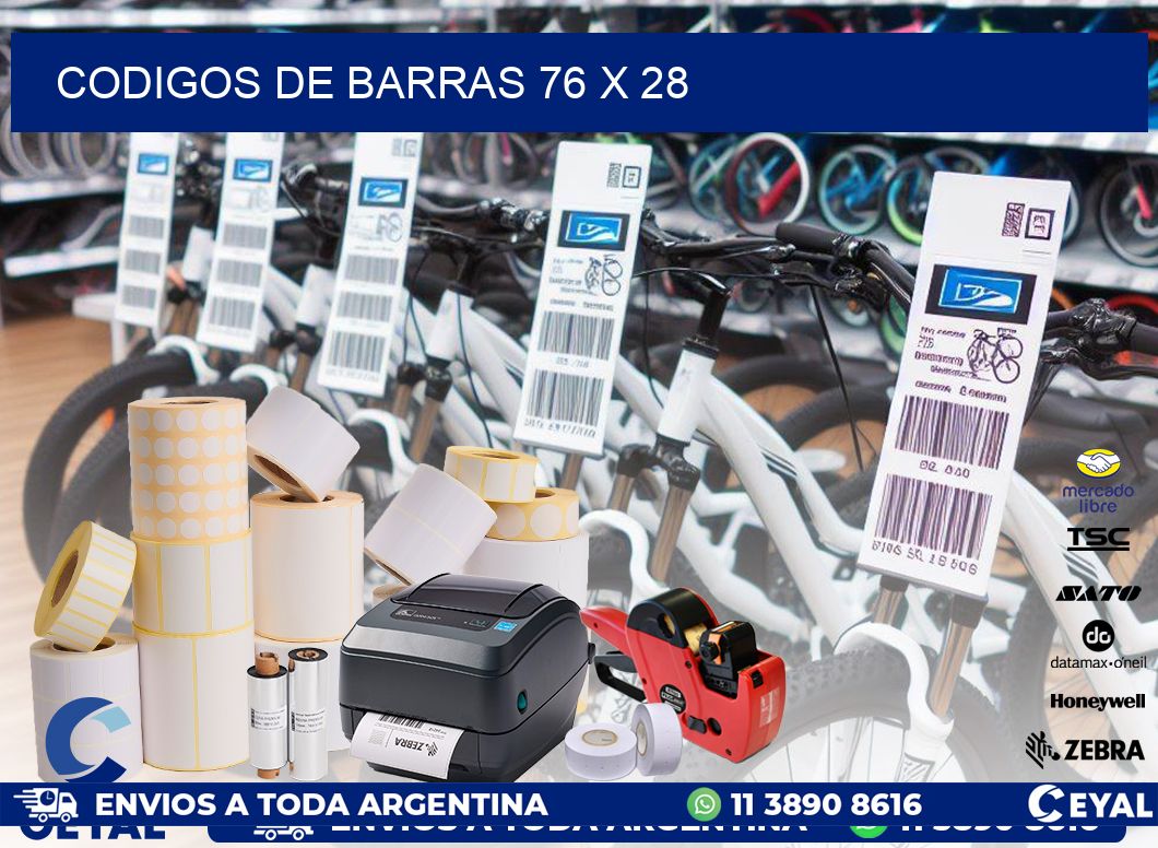 codigos de barras 76 x 28