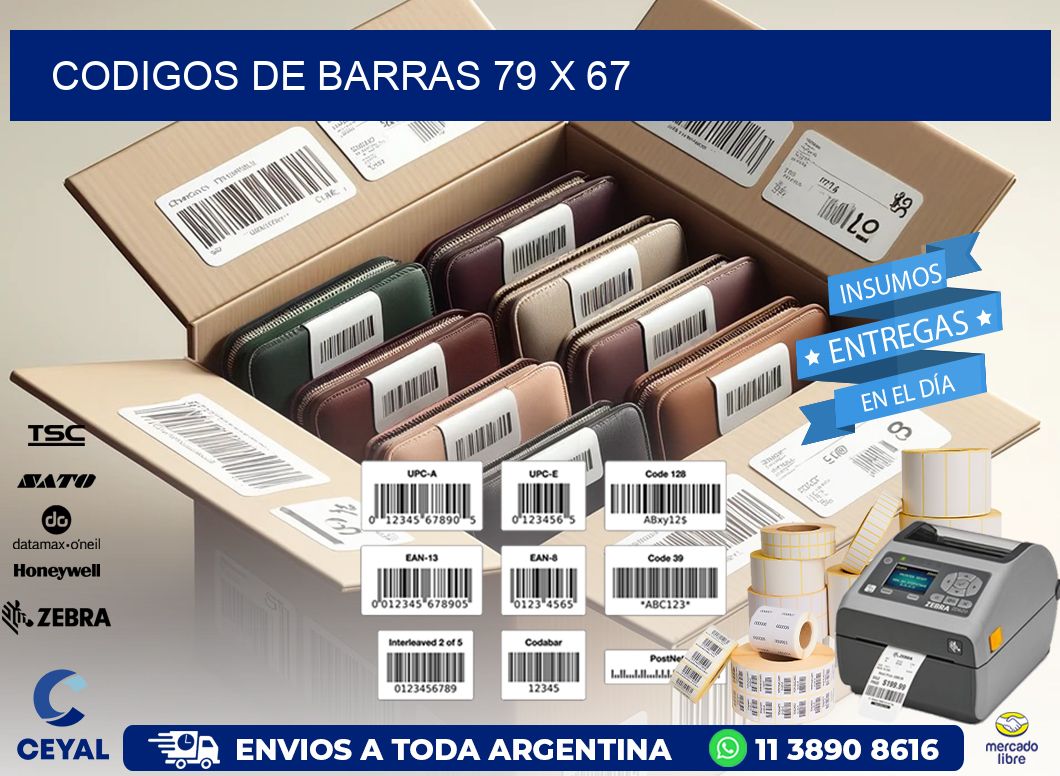 codigos de barras 79 x 67