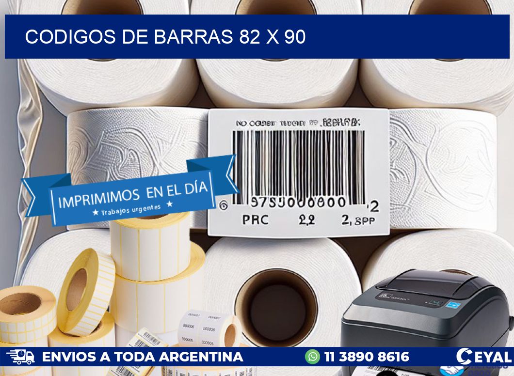 codigos de barras 82 x 90