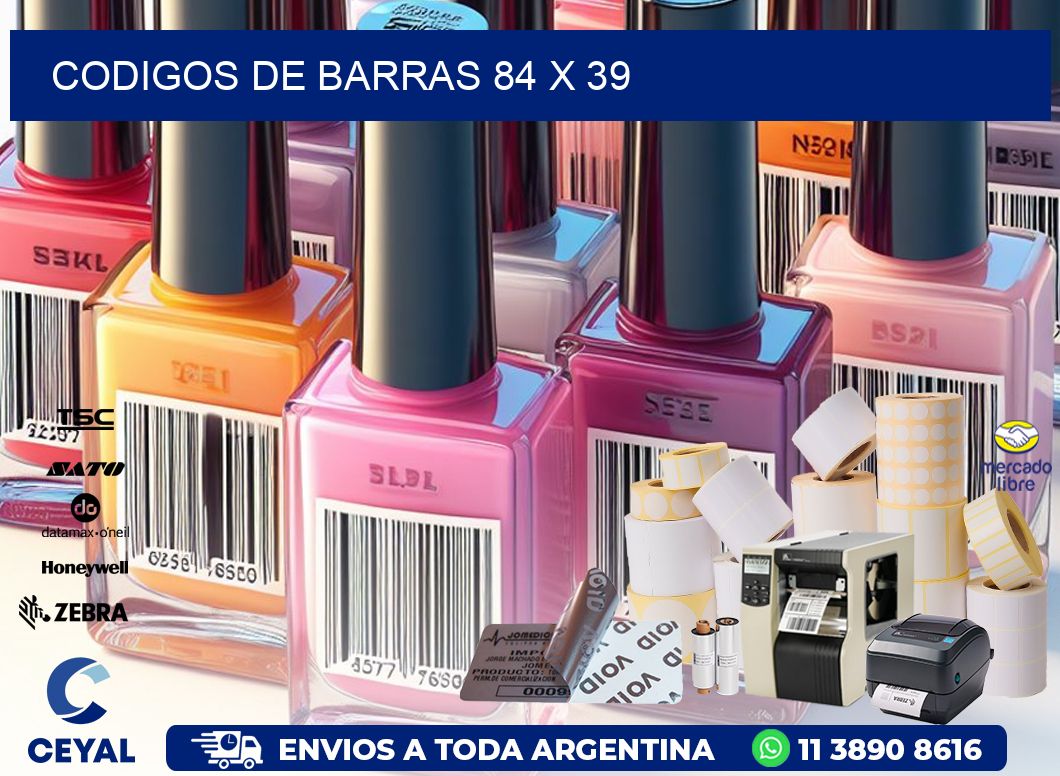 codigos de barras 84 x 39