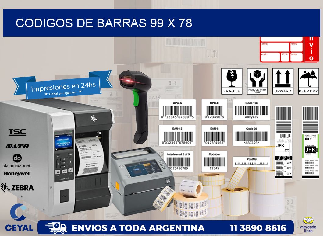 codigos de barras 99 x 78