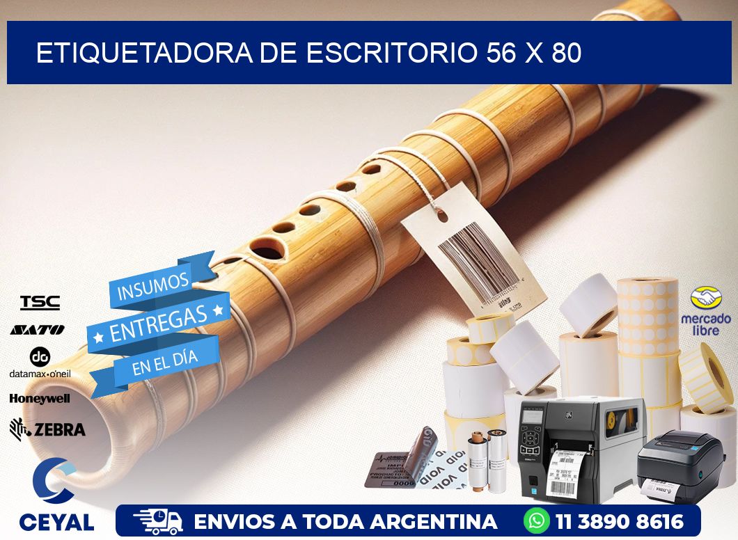 etiquetadora de escritorio 56 x 80