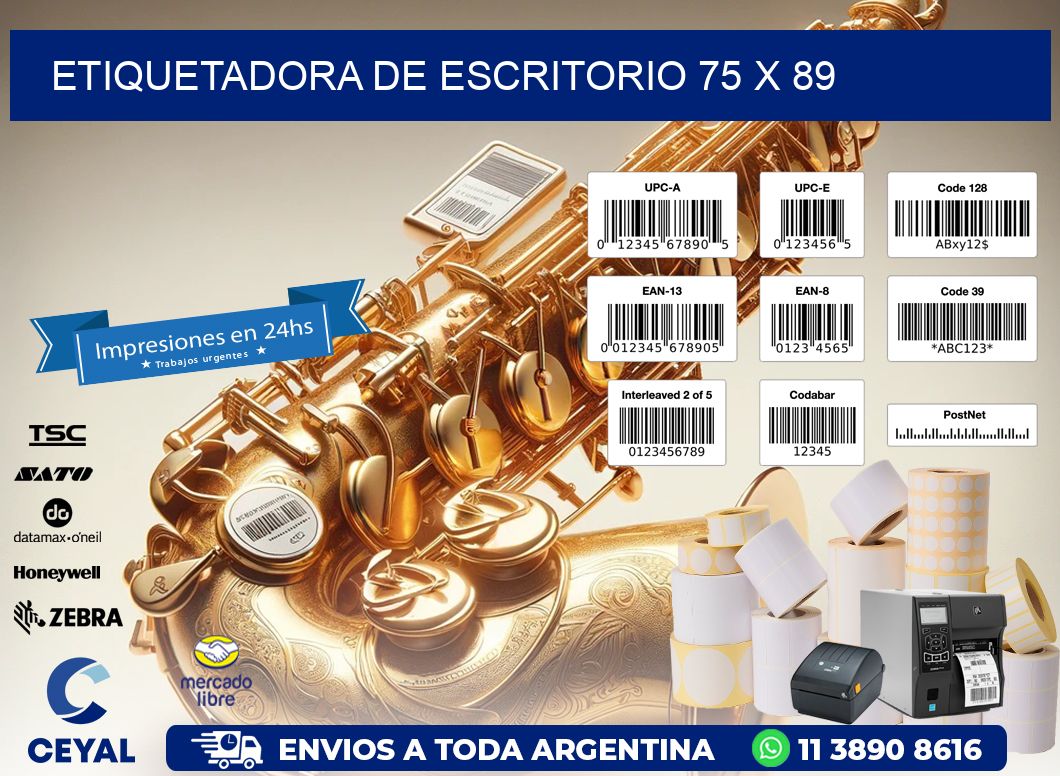 etiquetadora de escritorio 75 x 89