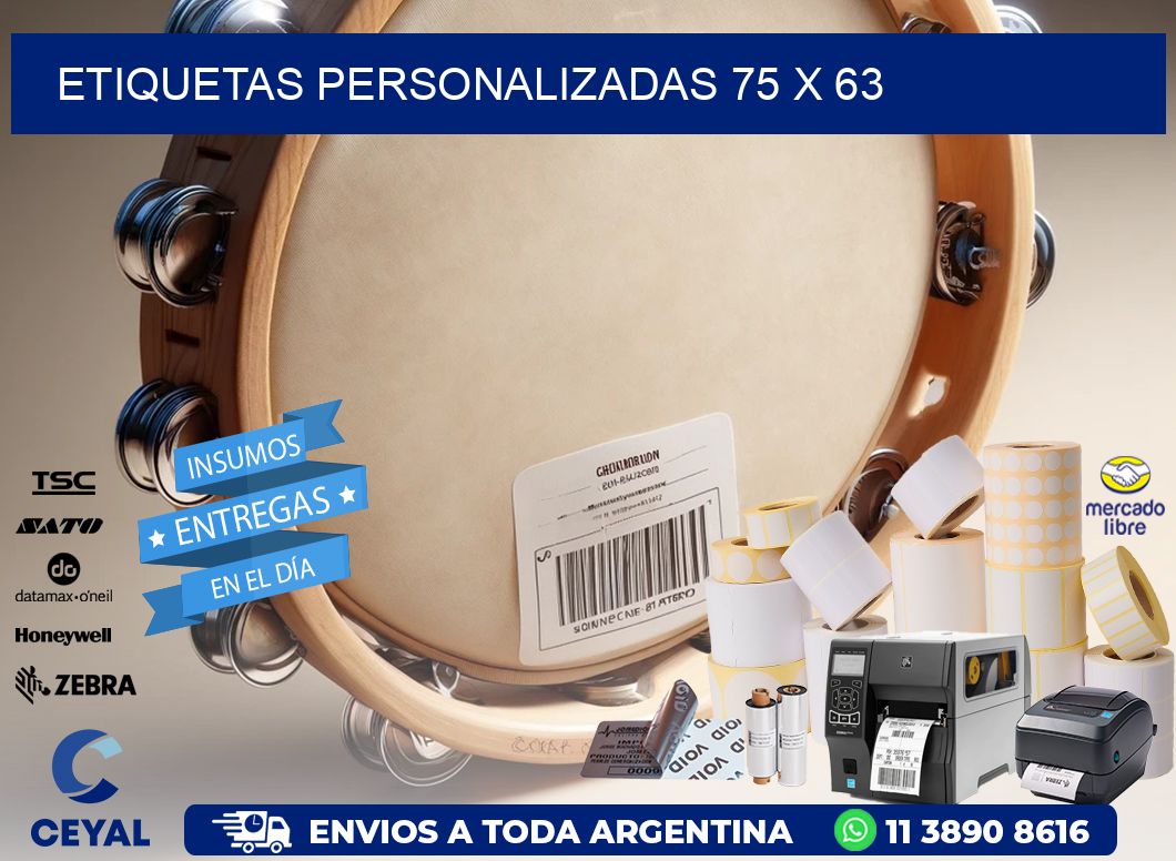etiquetas personalizadas 75 x 63