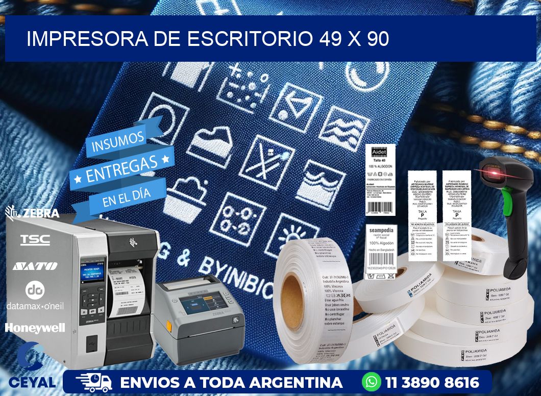impresora de escritorio 49 x 90