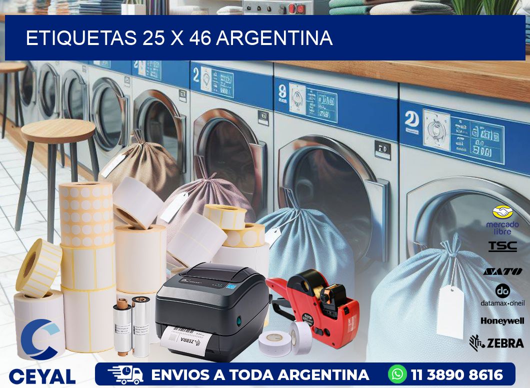 ETIQUETAS 25 x 46 ARGENTINA