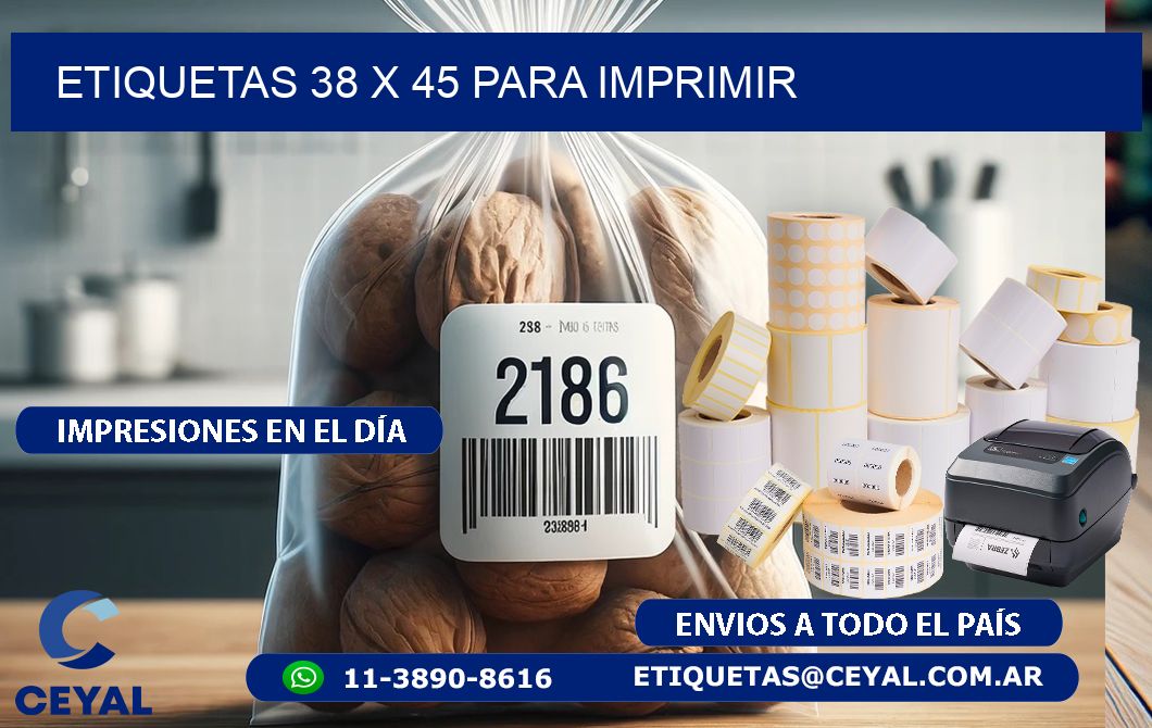ETIQUETAS 38 x 45 PARA IMPRIMIR