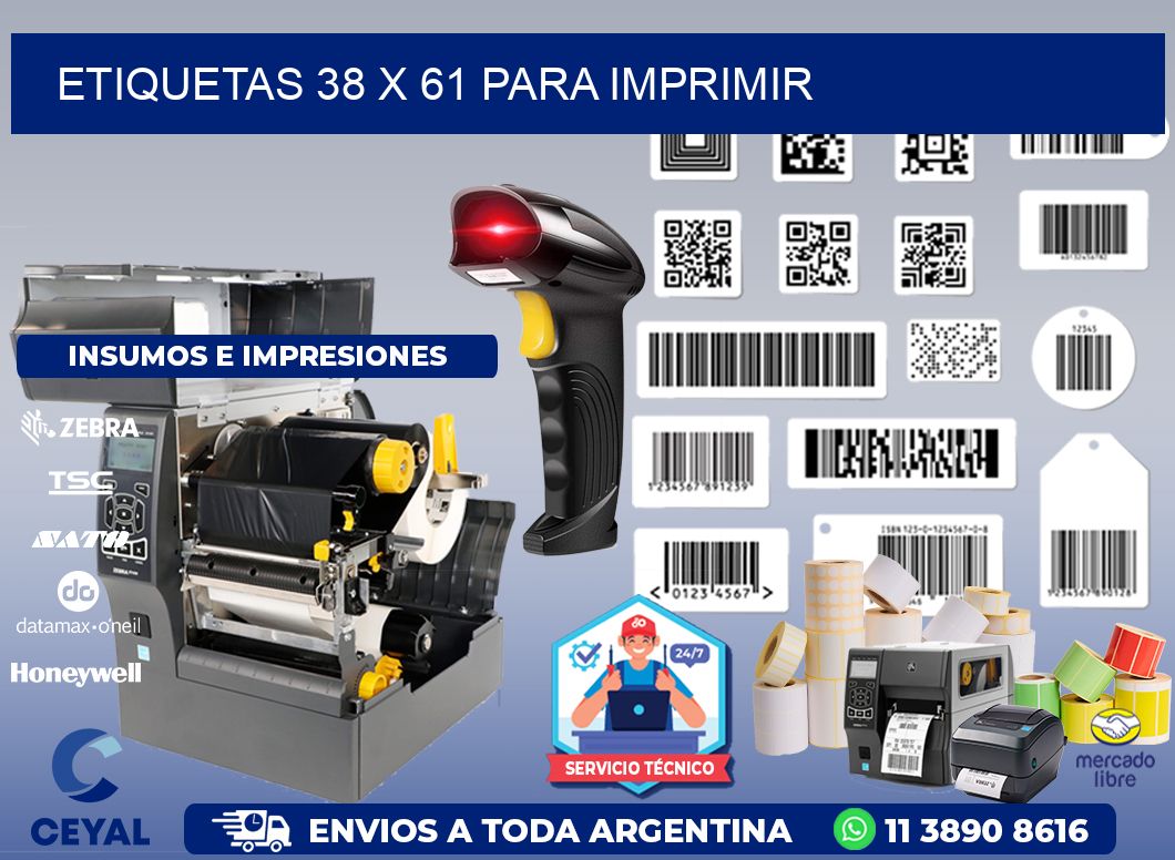 ETIQUETAS 38 x 61 PARA IMPRIMIR