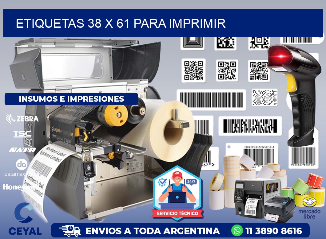 ETIQUETAS 38 x 61 PARA IMPRIMIR