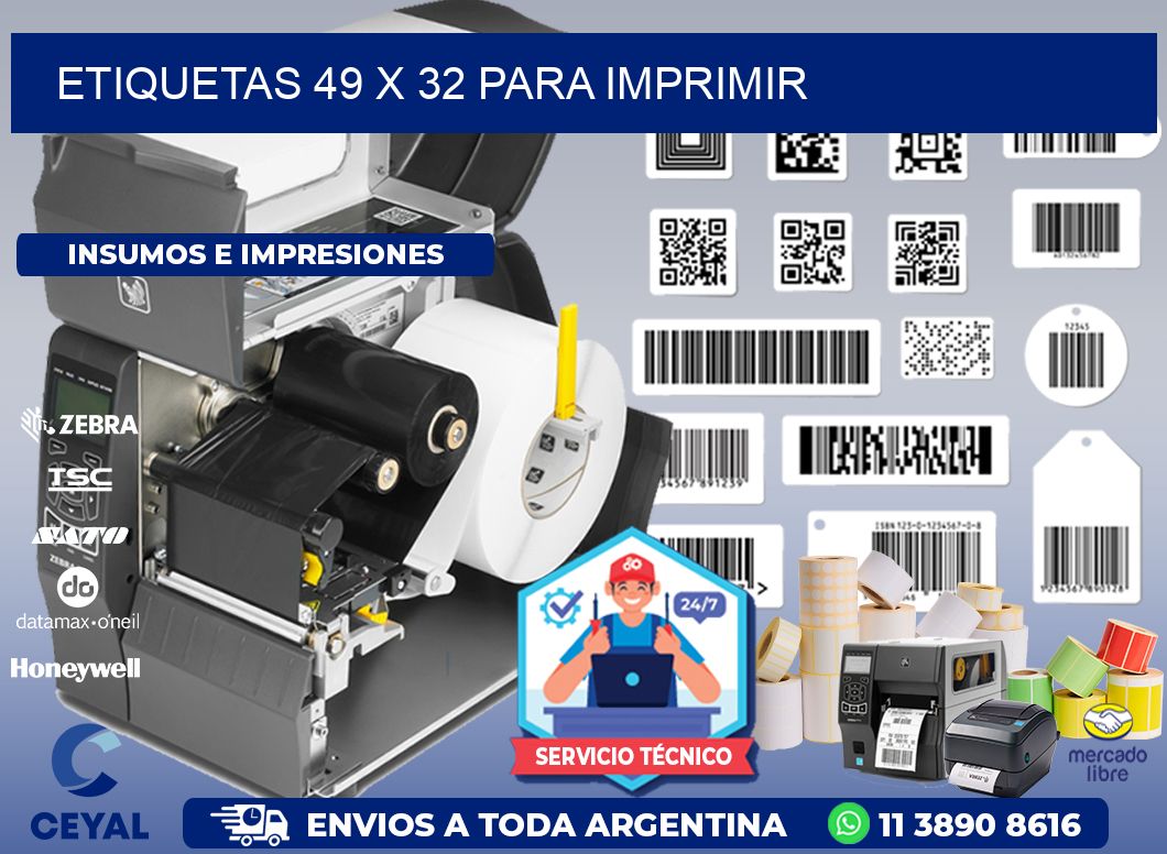 ETIQUETAS 49 x 32 PARA IMPRIMIR