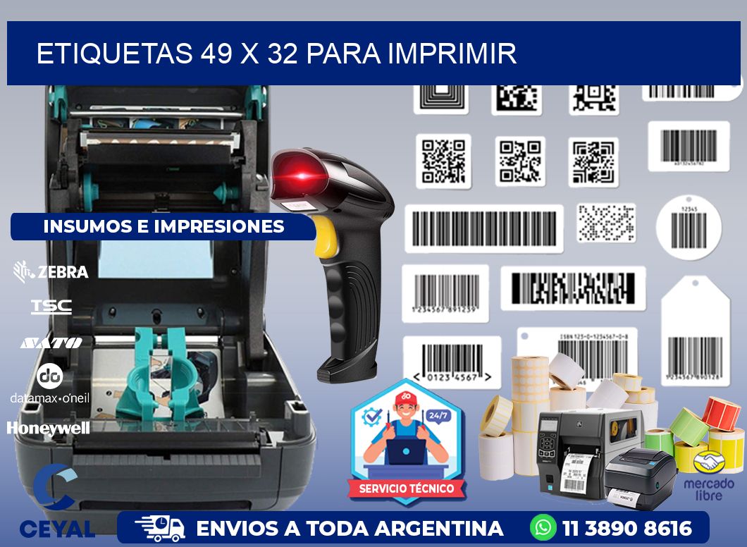 ETIQUETAS 49 x 32 PARA IMPRIMIR