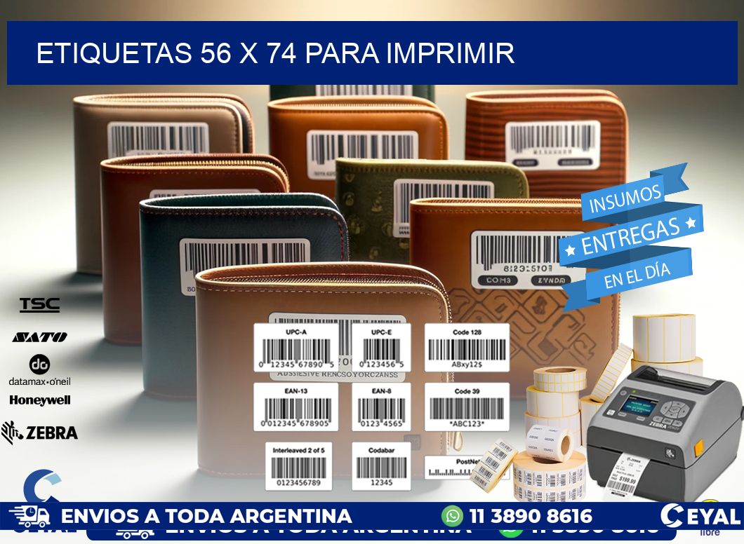 ETIQUETAS 56 x 74 PARA IMPRIMIR
