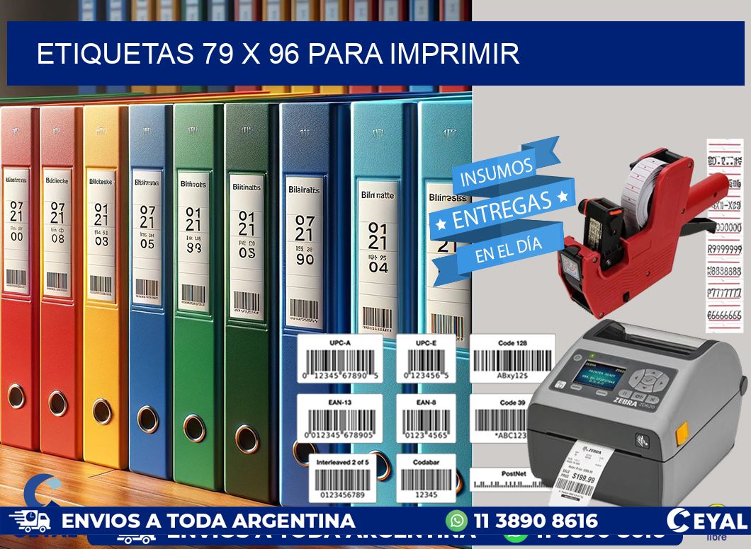ETIQUETAS 79 x 96 PARA IMPRIMIR