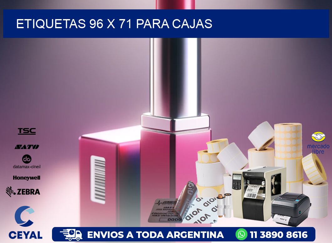ETIQUETAS 96 x 71 PARA CAJAS