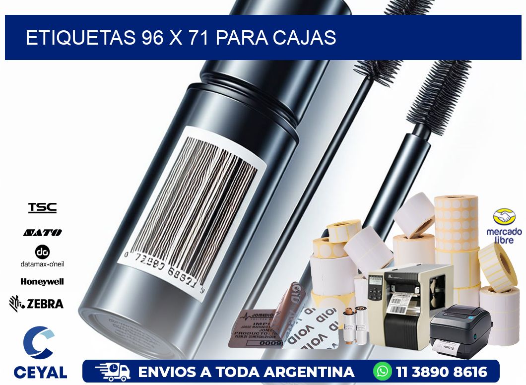ETIQUETAS 96 x 71 PARA CAJAS