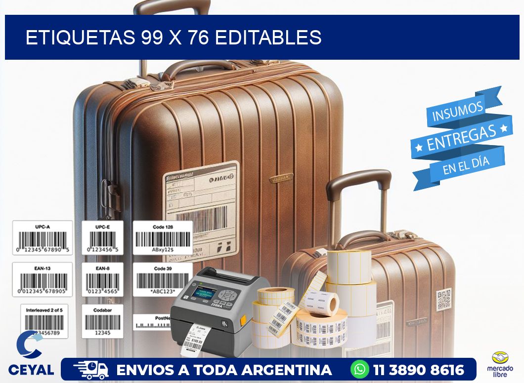 ETIQUETAS 99 x 76 EDITABLES