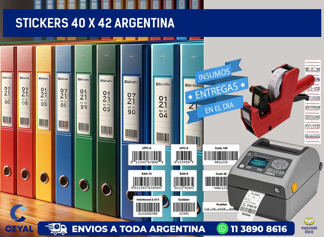 STICKERS 40 x 42 ARGENTINA