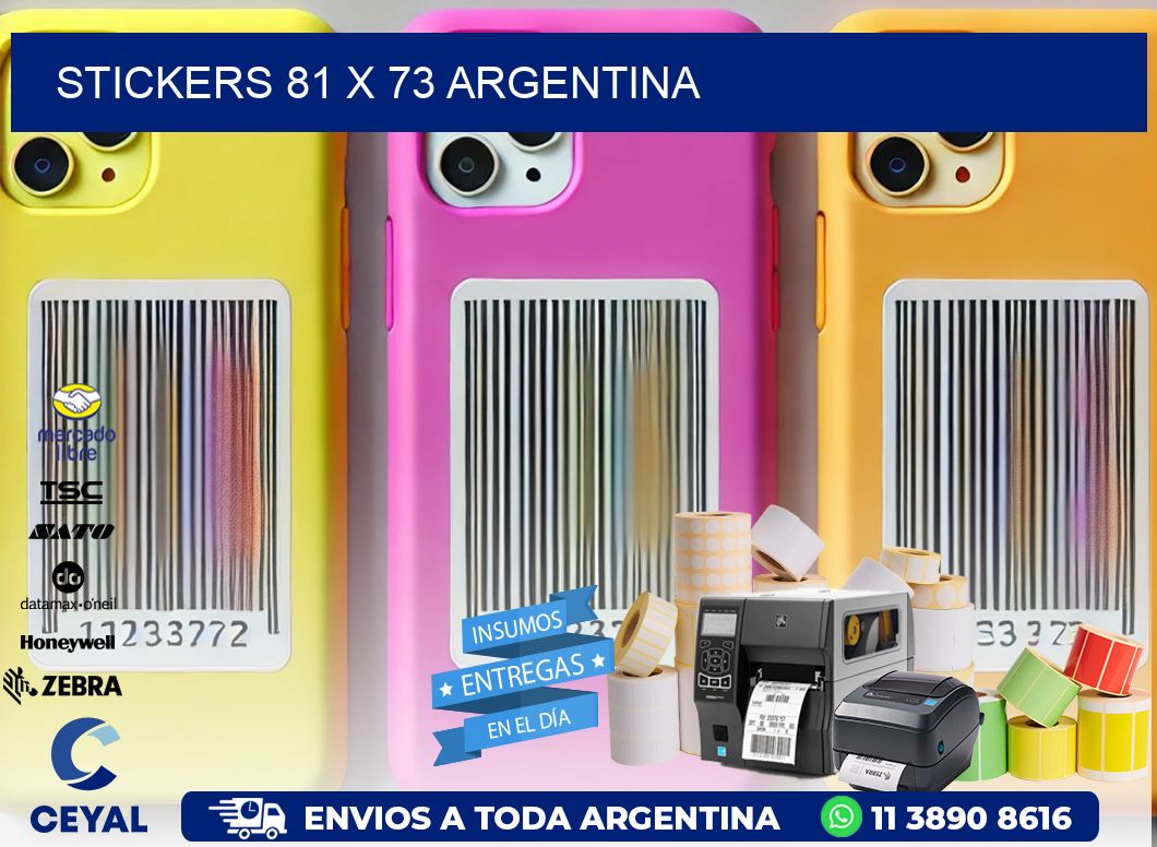 STICKERS 81 x 73 ARGENTINA