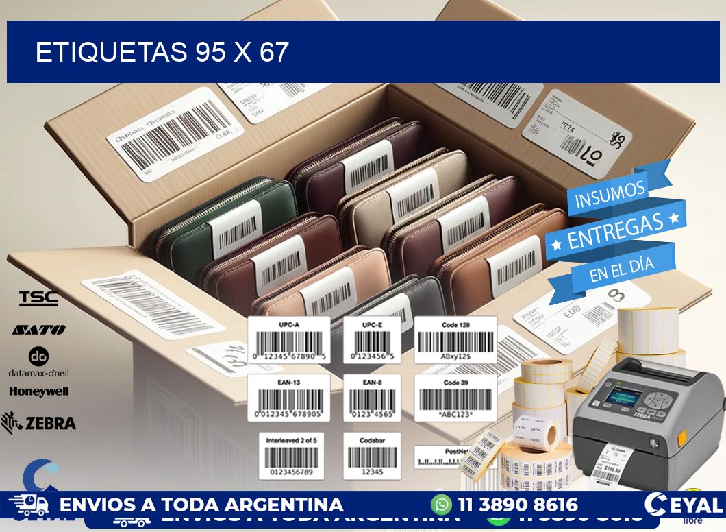 etiquetas 95 x 67