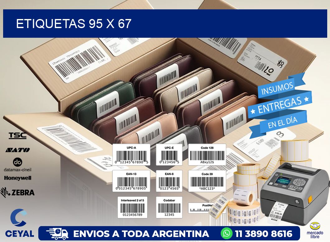 etiquetas 95 x 67