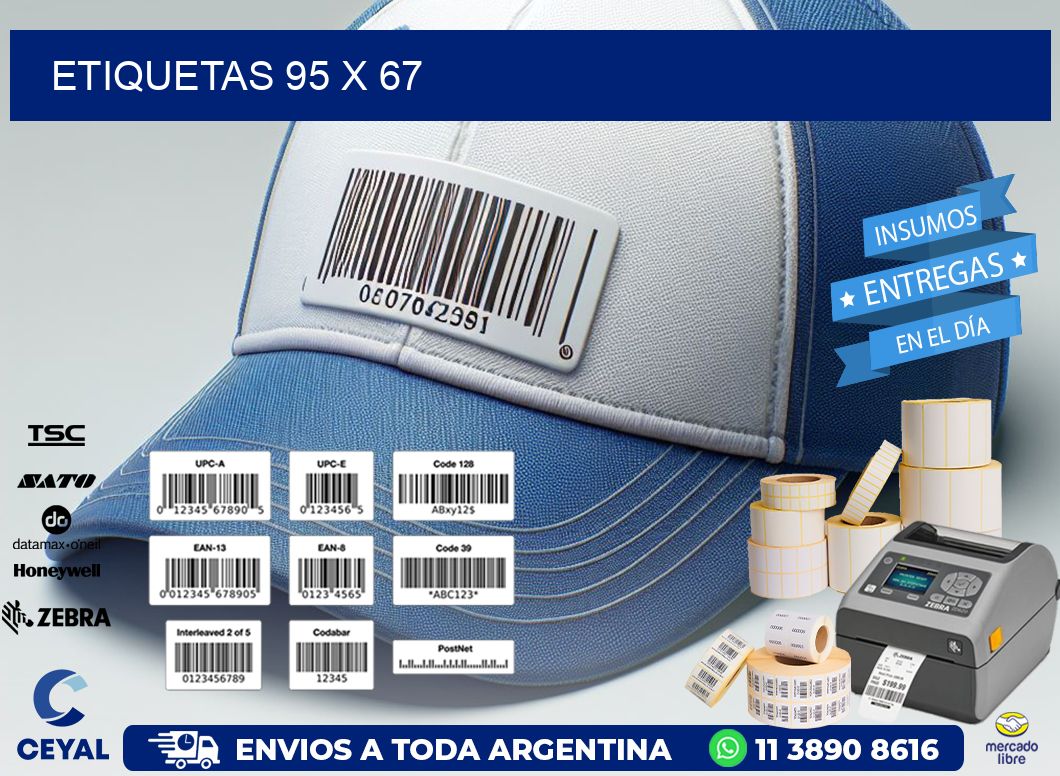 etiquetas 95 x 67