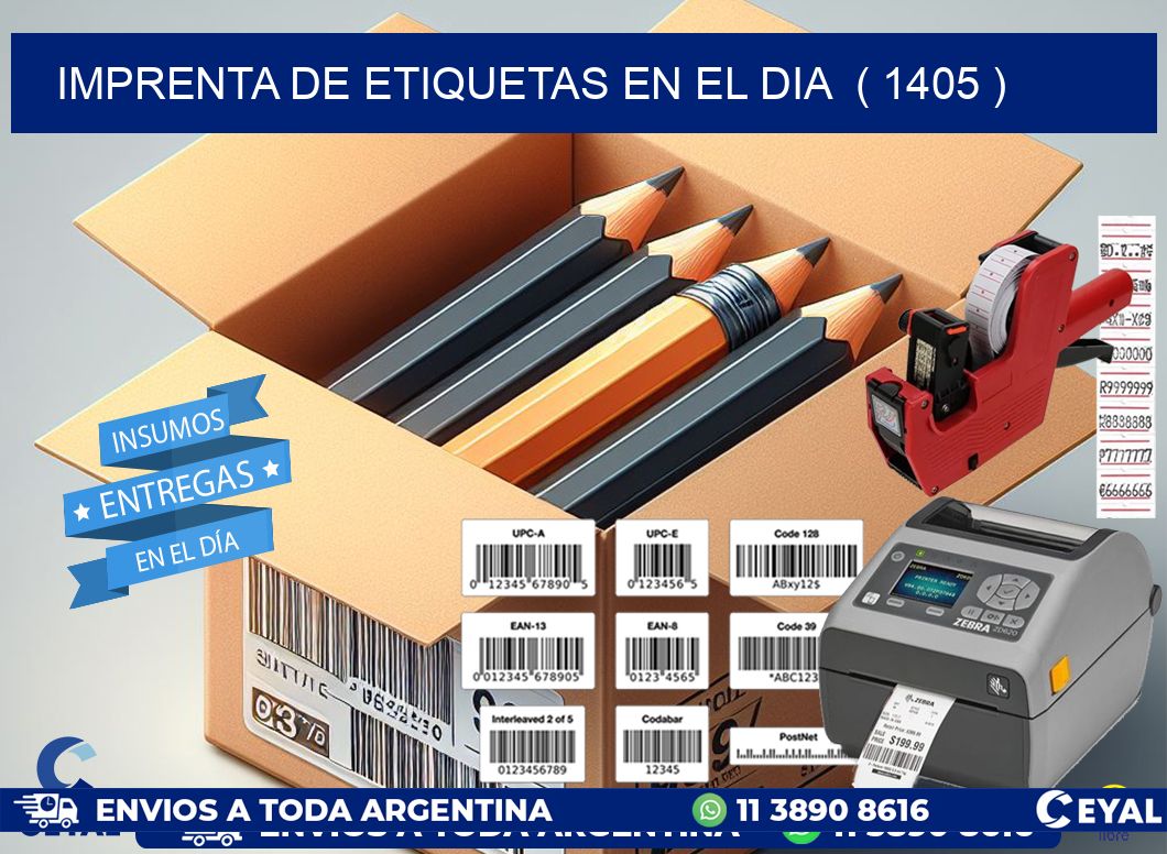 imprenta de etiquetas en el dia  ( 1405 )