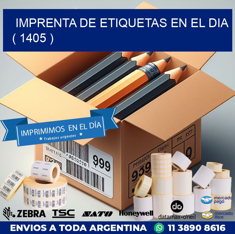 imprenta de etiquetas en el dia  ( 1405 )