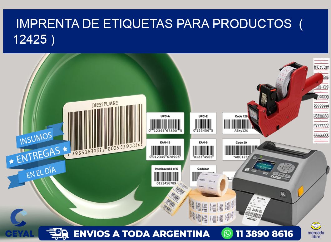 imprenta de etiquetas para productos  ( 12425 )