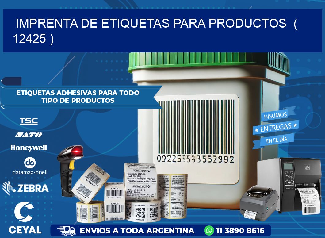 imprenta de etiquetas para productos  ( 12425 )