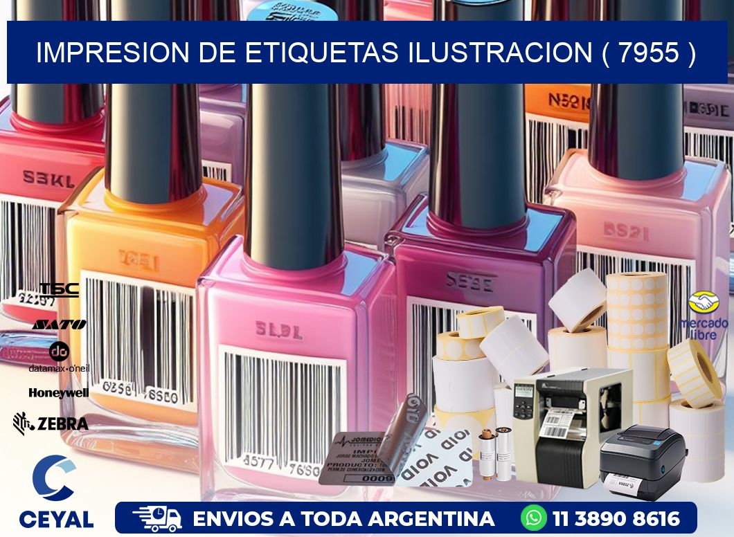impresion de etiquetas ilustracion ( 7955 )