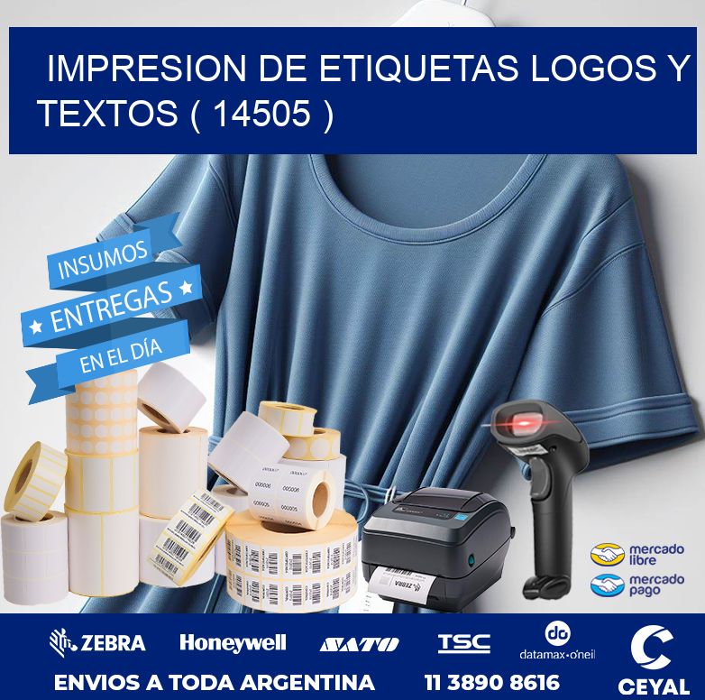 impresion de etiquetas logos y textos ( 14505 )