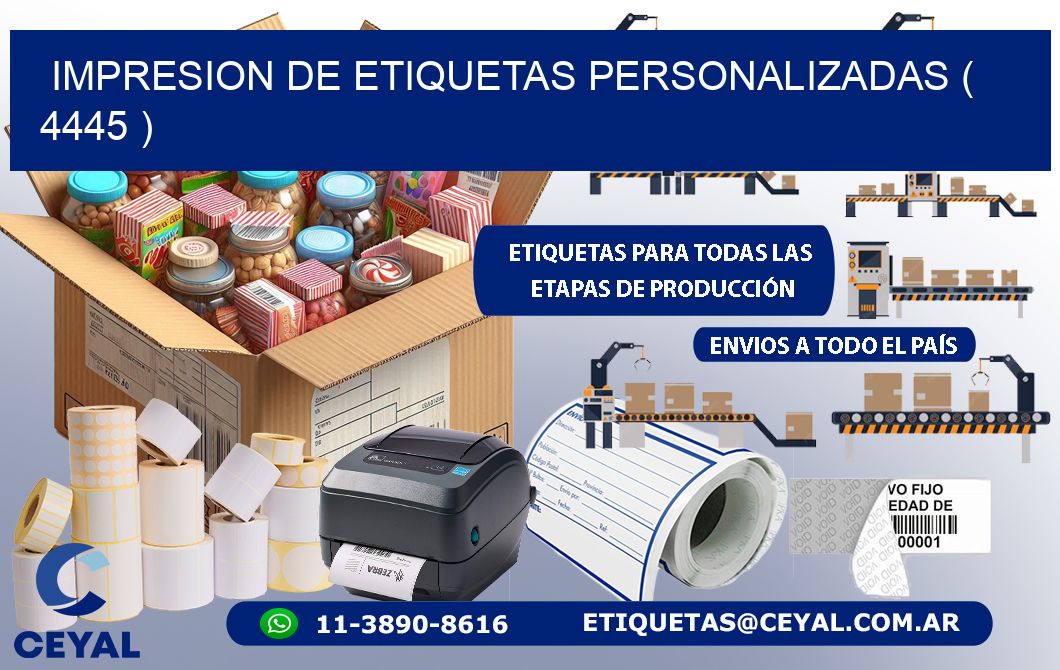 impresion de etiquetas personalizadas ( 4445 )