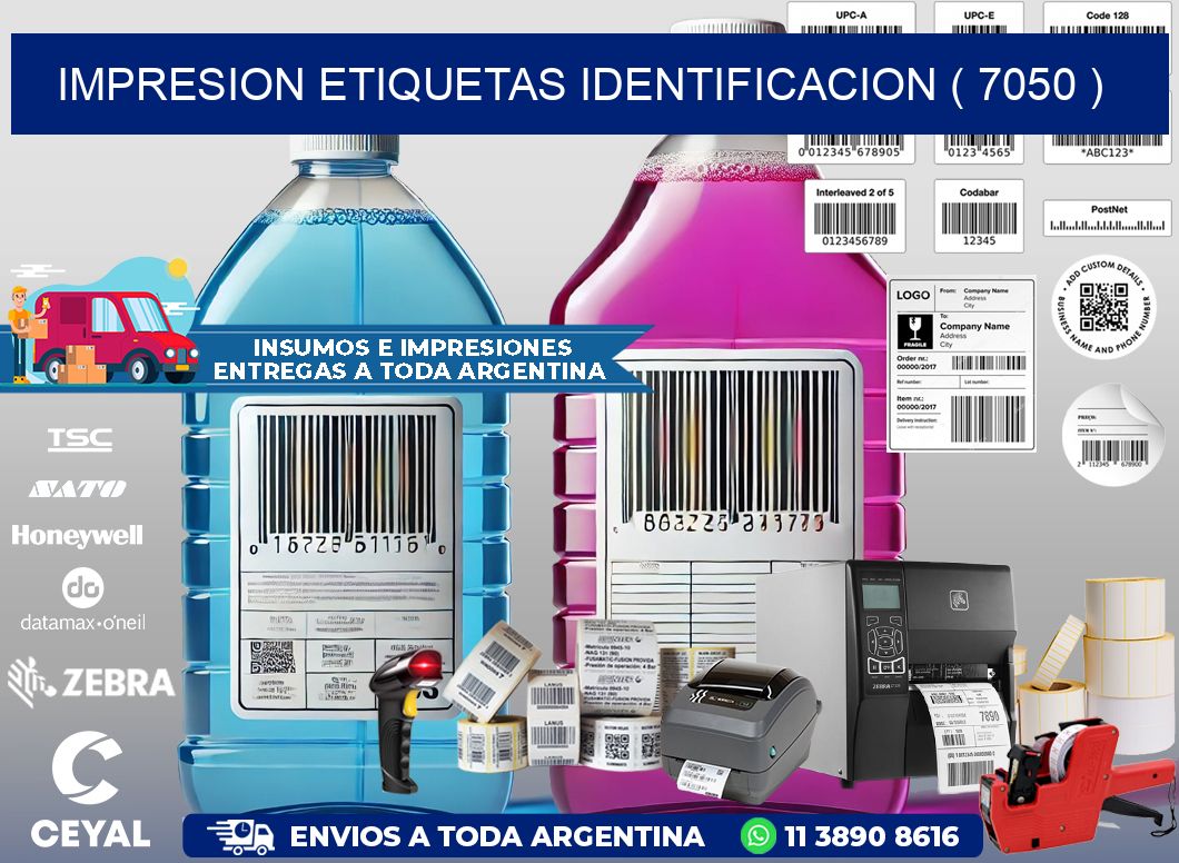 impresion etiquetas identificacion ( 7050 )