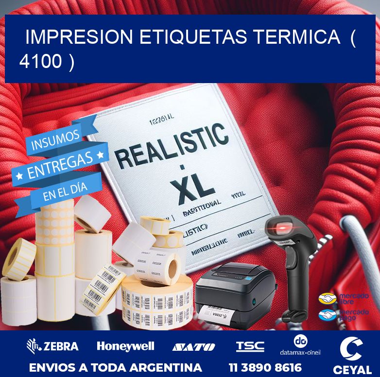 impresion etiquetas termica ( 4100 )