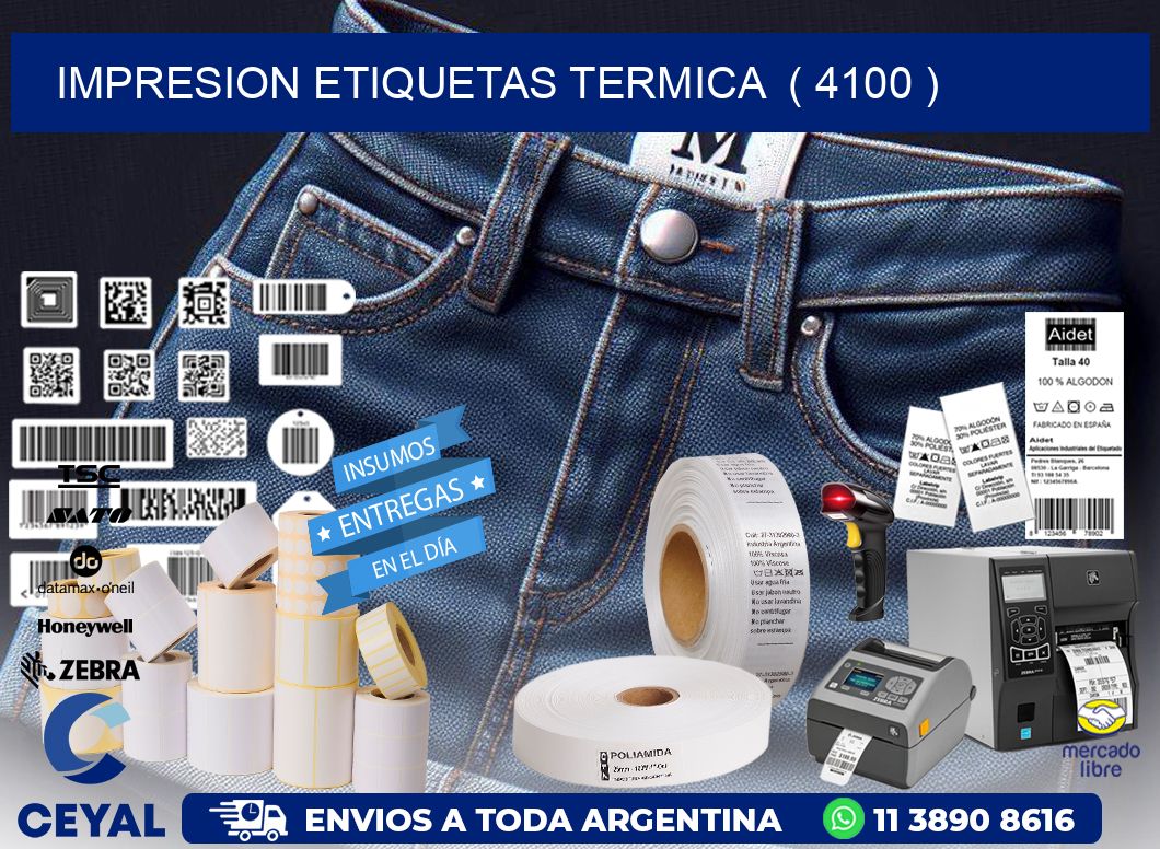 impresion etiquetas termica ( 4100 )