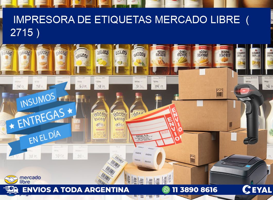 impresora de etiquetas mercado libre  ( 2715 )