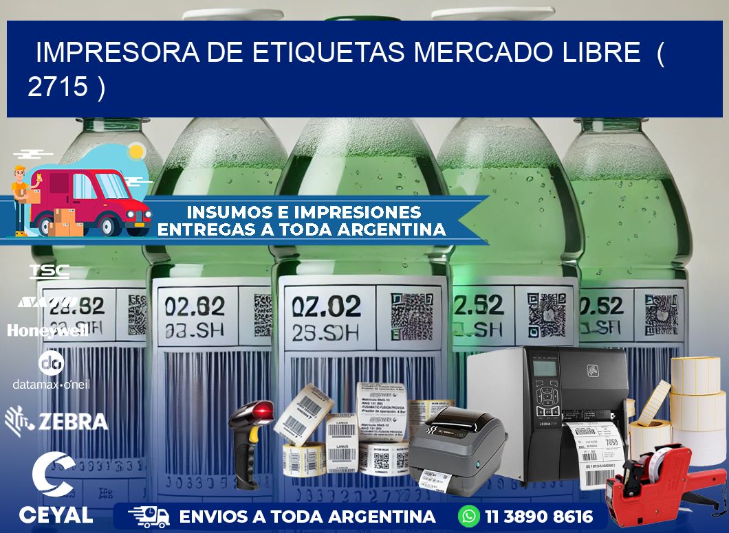 impresora de etiquetas mercado libre  ( 2715 )