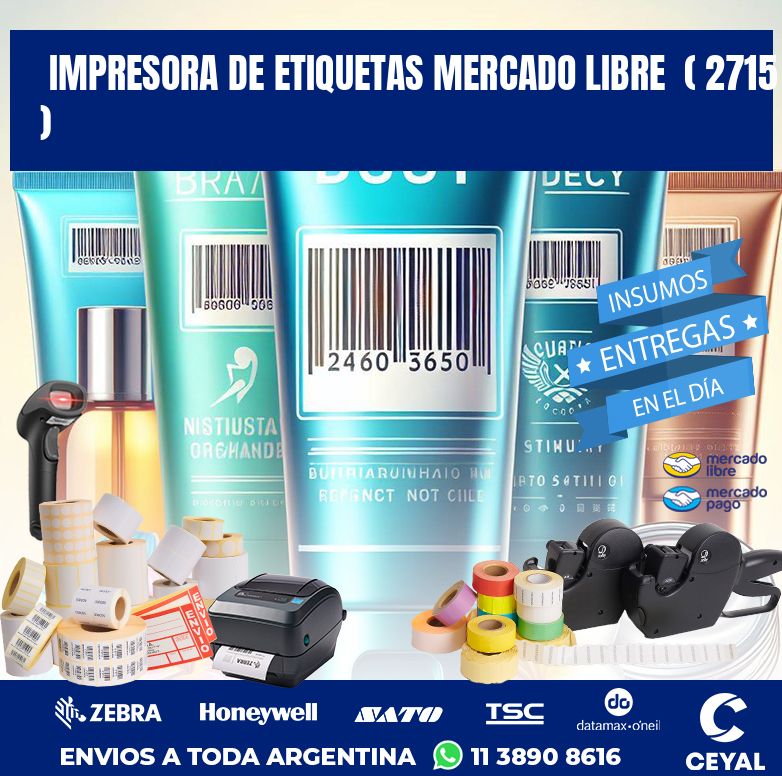 impresora de etiquetas mercado libre  ( 2715 )