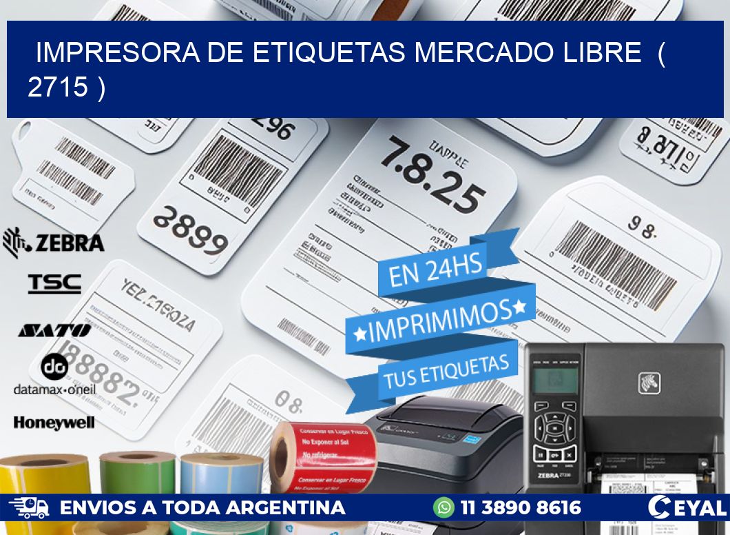 impresora de etiquetas mercado libre  ( 2715 )