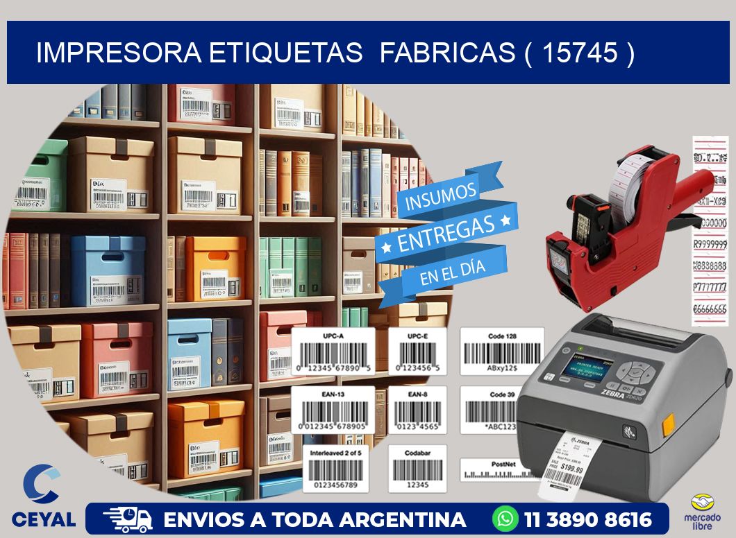 impresora etiquetas  fabricas ( 15745 )