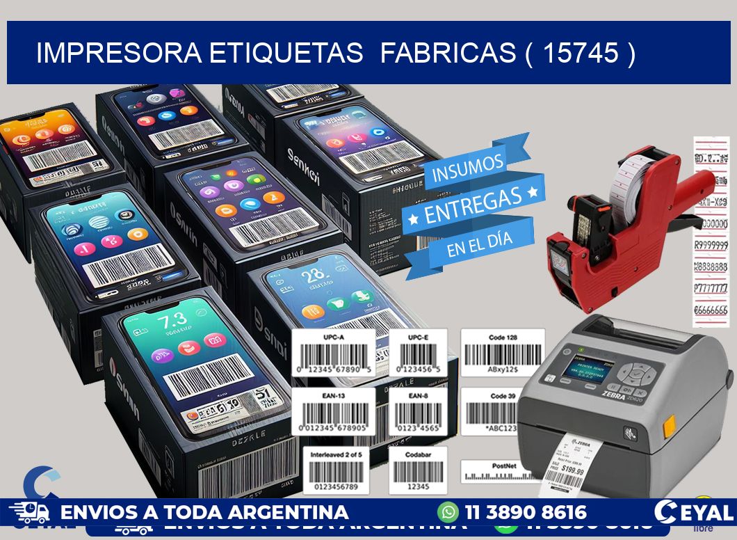 impresora etiquetas  fabricas ( 15745 )