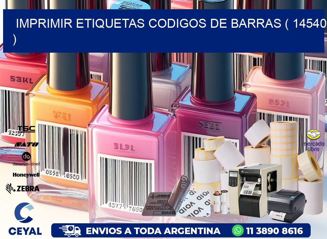 imprimir etiquetas codigos de barras ( 14540 )