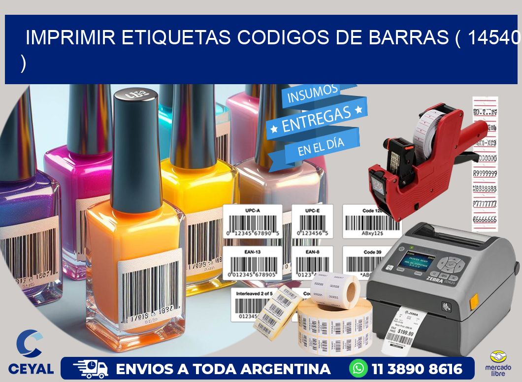 imprimir etiquetas codigos de barras ( 14540 )