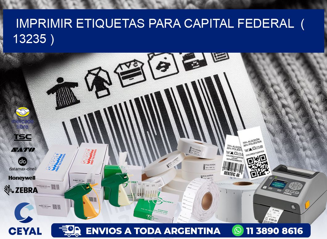 imprimir etiquetas para capital federal  ( 13235 )