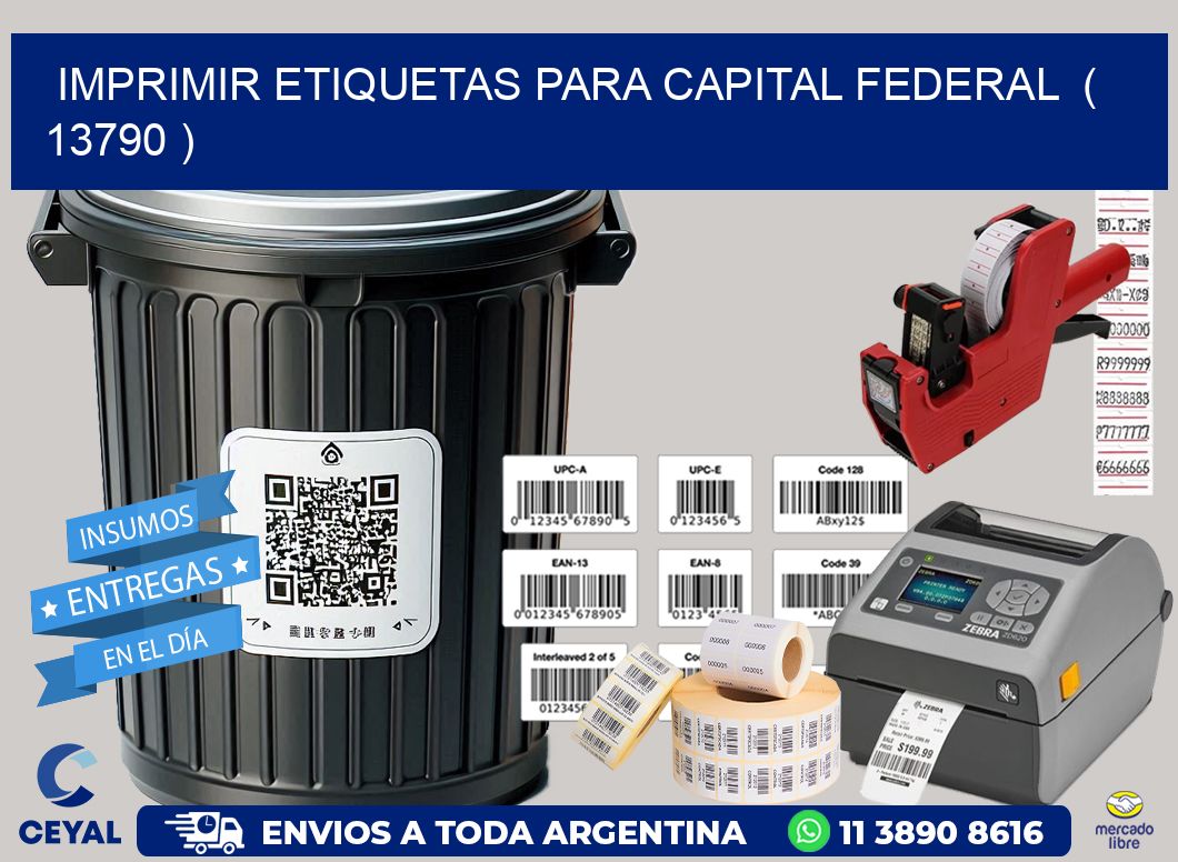 imprimir etiquetas para capital federal  ( 13790 )