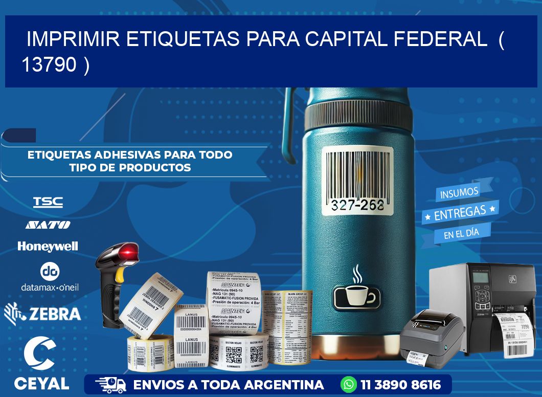 imprimir etiquetas para capital federal  ( 13790 )