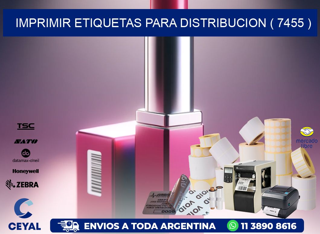 imprimir etiquetas para distribucion ( 7455 )