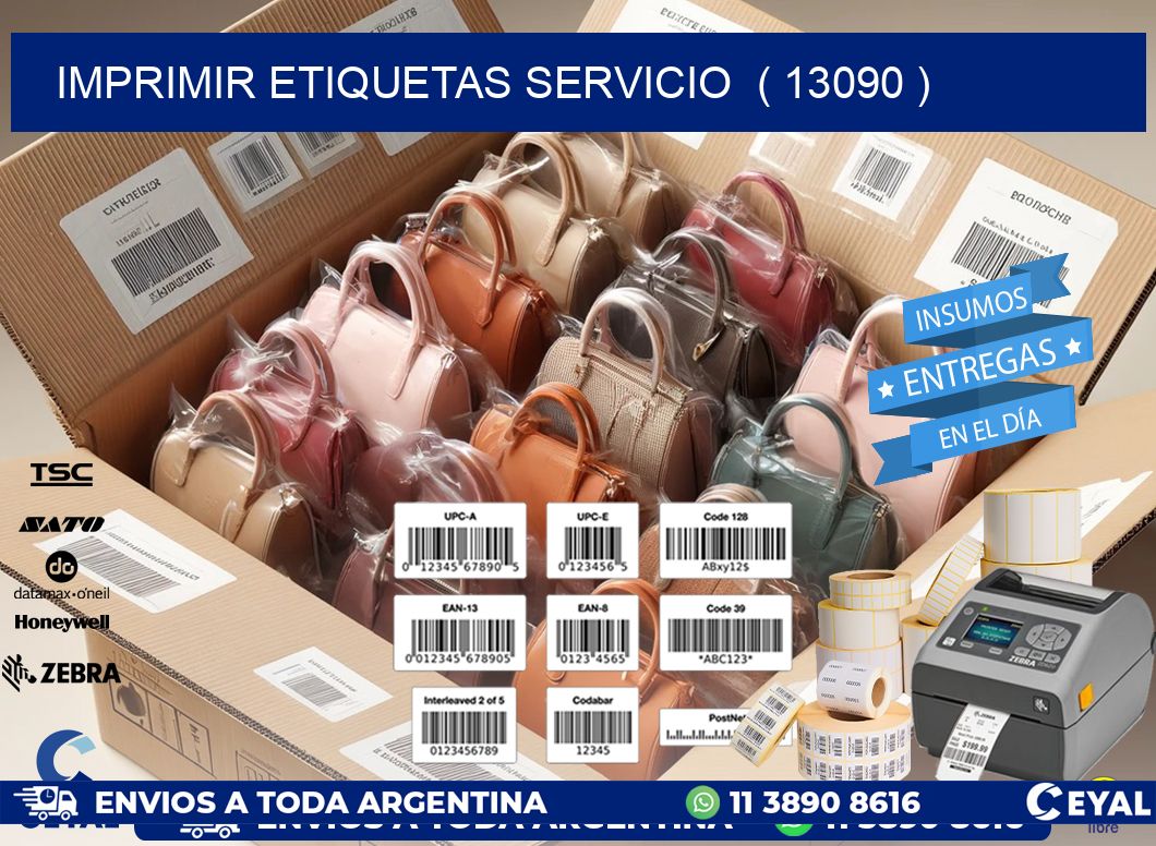 imprimir etiquetas servicio ( 13090 )
