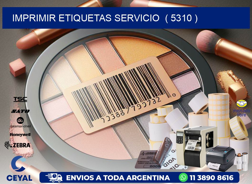 imprimir etiquetas servicio  ( 5310 )